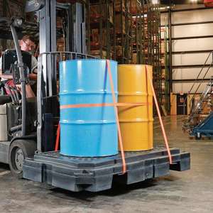 NOUVEAU PIG - PAK672-BK-WOD Palette de confinement des déversements en poly à usage intensif-EAN 036226013043 LIQUID CONTAINMENT - Product Image 3