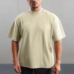 Camiseta de Corte Holgado para Hombre, Hombros Caídos, de Alta Calidad, con Logotipo Personalizado, Camiseta Lisa para Hombre - Product Image 6