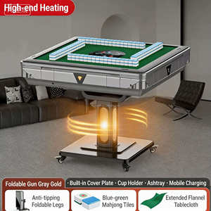 Machine de <span class=keywords><strong>Mahjong</strong></span> Électrique de Luxe Moderne en Gros, Double Usage (Cartes à Jouer), Multicolore au Choix, Pliable et Automatique - Product Image 1