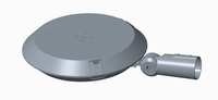 Lampadaire LED 30W IP66 à entrée latérale, réglable, avec connecteur rapide, température de couleur 6500/4000/3000K, garantie 5 ans pour l'éclairage extérieur