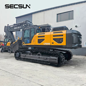 Secsun Bouwmachine Heavy Duty 3cbm Grote Digger Machine Grote Hydraulische Graafmachine 39T <span class=keywords><strong>50T</strong></span> 60T Rupsgraafmachine Te Koop - Product Image 2