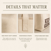 Grand sac fourre-tout en toile de coton grande capacité, robuste, réutilisable, imprimé, avec poche intérieure, pour femmes, plage, travail