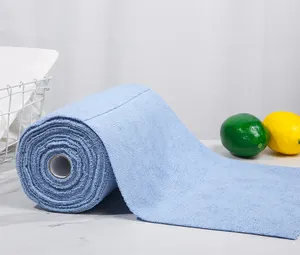 Sợi Nhỏ Sinh Thái Cuộn Hình Tear Vải Đa Năng Xe Khăn Không Dính Dầu Nhà Bếp Vải Thấm Dùng Một Lần Làm Sạch Vải