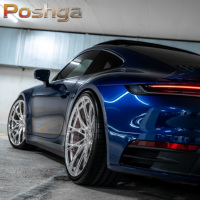 Jantes forgées 5x120 5X114.3 5x130 18 19 20 21 pouces, jantes en alliage chromées pour BMW Audi 911 C8 Corvette E46 A5 A6