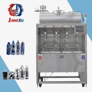 Weight Filling Technology Small Juice Filling Machine Straight Line Compatible With Types Of Bottles