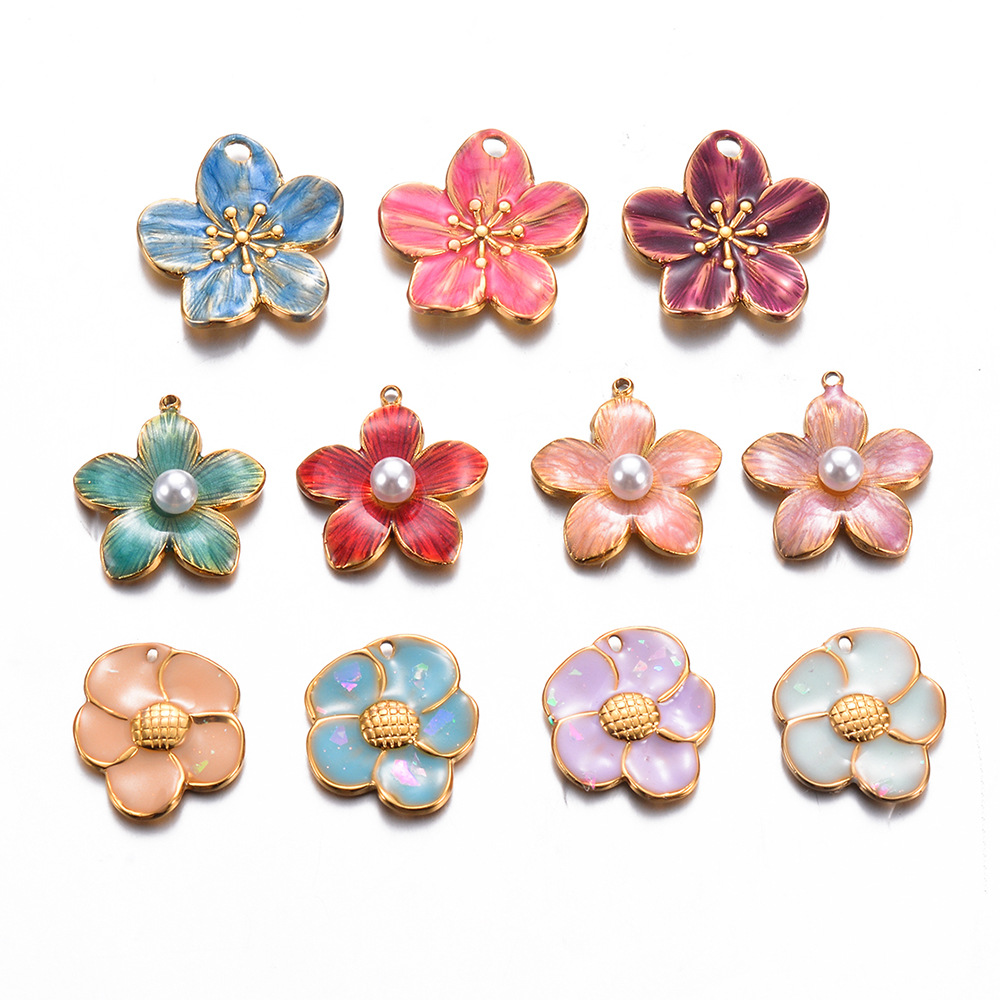earrings hair clips charms accessories finger rings ear studs jewelry customized stainless steel flat back diy brass for girls