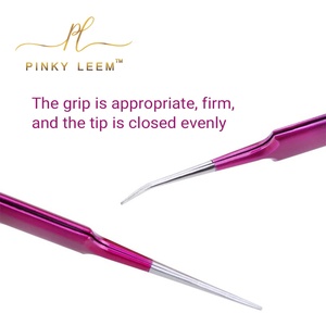 Applicateur de cils Pinky leem, matériau supérieur, design ergonomique, prise ferme et pince à cils de qualité supérieure, pince à cils volumineuse - Product Image 6