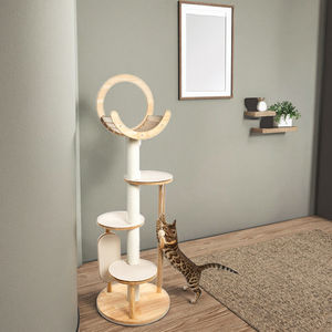 برج كبير فاخر لشجرة القطط عالي الجودة مع أرجوحة هرش القطط من الدرجة العالية - Product Image 1