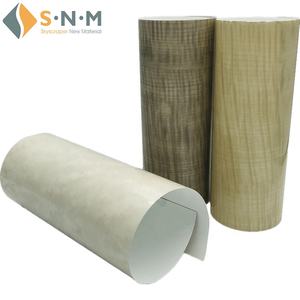 Gratte-ciel stratifié <span class=keywords><strong>Film</strong></span> rouleau lisse meubles Films usine vente en gros bois Grain haute brillance intérieur décoratif PET PVC plastique - Product Image 2