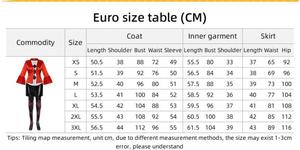 Костюм для косплея Джокер 2024 в стиле Гага красный костюм пальто костюм Хэллоуин Премиум полный комплект для женщин чулки - Product Image 2