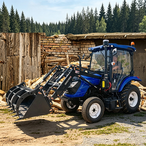 Tractor Agrícola de Ruedas 4x4 Eficiente de 100HP para Arado y Labranza de Campos de Arroz con Gran Capacidad de Elevación y Potente Sistema Hidráulico - Product Image 1
