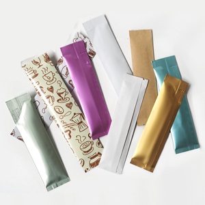 Petit PET Mini emballage d'essai bande <span class=keywords><strong>de</strong></span> couleur feuille d'aluminium sac à couture moyenne pour lait thé <span class=keywords><strong>repas</strong></span> remplacement poudre sucre sac - Product Image 5