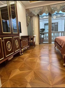 Modern Custom High-End Walnut <strong>Teak</strong> Wood Parquet <strong>Flooring</strong> <strong>Click</strong>-<strong>Lock</strong> Installation ABCD Surface Grading for Bedrooms - Product Image 3