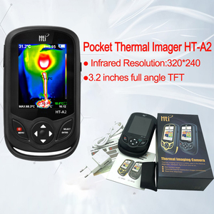 HT-A1 HT-A2 100-240V 3.2inch Mobile Phone Type HD <b>Thermal</b> Imaging <b>Camera</b> IR Thermometer 320x240 0.07C 5 Color Palettes HT-A1 - Product Image 4