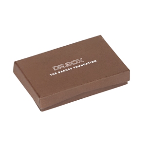 Boîte cadeau rigide marron personnalisée avec inserts blancs, design gaufré, logo personnalisé - Petite boîte d'expédition et de cadeaux pour électronique et bijoux - Product Image 4