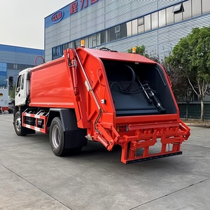 Camion compacteur de déchets sanitaires de haute qualité 9CBM pour le transfert de déchets urbains - Product Image 1