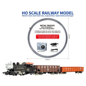 Locomotora de Vapor Estadounidense 040 de Metal a Escala 1:87, Juego de Actualización Fundido a Presión con Vías y Colección de Trenes <span class=keywords><strong>Santa</strong></span> <span class=keywords><strong>Fe</strong></span> - Product Image 2