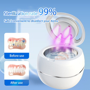 Hiệu quả cao siêu âm răng giả sạch hơn hộ gia đình siêu âm chất tẩy rửa sản phẩm điện siêu âm sạch hơn - Product Image 3