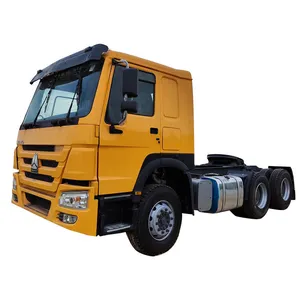 Boa cabeça de reboque de carga de caminhão 6x4 Sinotruck Howo 420HP caminhão pequeno semi-caminhão e acessórios de reboque com motor EPA