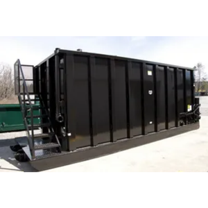 Tanque Frac montado en patín Sistema de tanques de mezcla de lodo Tanque de lodo grande para campo petrolífero 500 BBL - Product Image 3