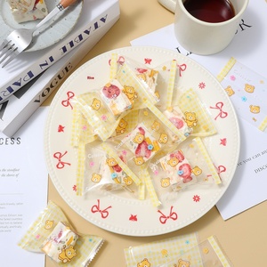 Flocon de neige croustillant, résistant à l'humidité, transparent, dessin animé, pour la pâtisserie, le lait, la datte, le nougat, les fruits, pour la machine à papier, emballage scellé - Product Image 4