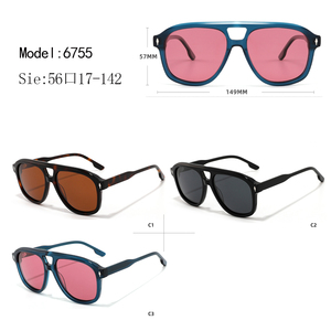 Rectangle <b>Frame</b> Sunglasses Blue <b>Pink</b> Mirror Lenses 100% UV Protection Unisex Pilot Style Adult Outdoors - Product Image 3
