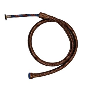 Kaynak fabrika toptan yüksek kalite paslanmaz çelik gül altın duş hortumu esnek duş hortumu çekin - Product Image 4