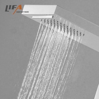 Chine salle de bain douche vapeur Massage colonne de douche robinet en laiton panneau de douche en acier inoxydable