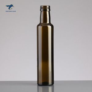 Mini Bottiglia Cilindrica Vuota Gourmet in <span class=keywords><strong>Vetro</strong></span> per Olio d'Oliva Verde, Nera, Trasparente da 100ml, 125ml, 8oz, 500ml, 750ml, 1l - Product Image 2