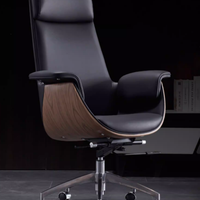 Chaise de bureau de direction moderne, chaise de conférence, chaise de bureau pivotante ergonomique en acier inoxydable et tissu, luxe pour patron