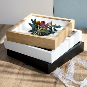 Hoa hồng khô khung ảnh ba chiều rỗng 3cm bàn thủ công khung ảnh thư pháp và gắn tranh - Product Image 3