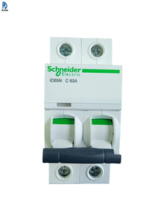 Interruptor de Circuito en Miniatura IC65N 2P C 63A, Dispositivo de Protección Contra Sobrecarga y Cortocircuito, Bajo Voltaje Eléctrico - Product Image 1