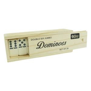 Ensemble de jeu de dominos double face imprimé écologique avec logo de marque personnalisé 28 pièces - Product Image 3