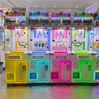 Mini 36 Clips Jeux à pièces Jouets Distributeur de cadeaux Machine à prix avec armoire à prix