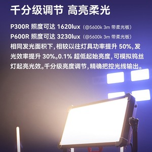 Panel de Luz LED Godox P300R RGB a Todo Color, Luz de Relleno para Estudio, Iluminación de Video - Product Image 5