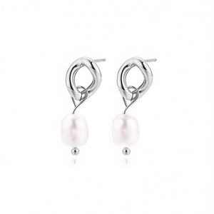 Pendientes de Moda DE Pearl NATURAL PE2860 para Mujer, Joyería de Alta Calidad - Product Image 3