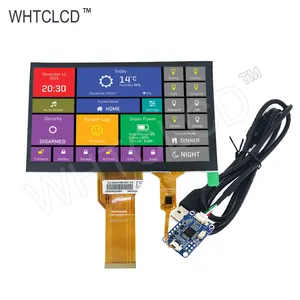 LCD fabrik 7-zoll 800 x 480 auflösung display-bildschirm mit USB+RGB-schnittstelle 7-zoll-LCD-Touchscreen
