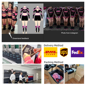 Dye Sublimation Custom All-<strong>star</strong> Cheerleading Uniform High Quality Clothing Custom Cheerleading Girl Costumes Crop Top US <strong>UK</strong> UAE - Product Image 6