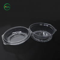 Contenants en plastique PET pour boulangerie avec couvercles transparents pour gâteaux et pâtisseries, préservent la fraîcheur et la visibilité, vente en gros
