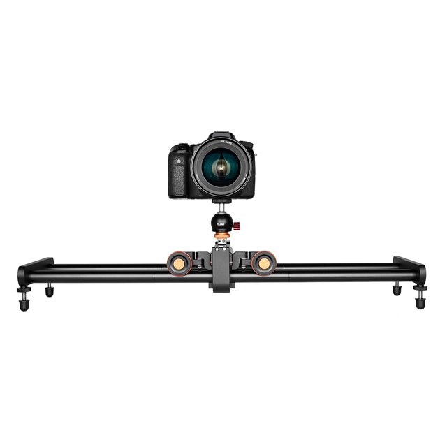 Hot L4X-60ET Aluminum Camera Table Desktop Mini Car Stabilizer Long Video Electric Dolly Slider Kit Dolly Slider for Tripod