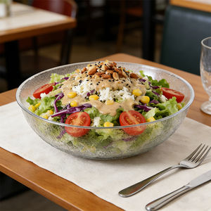 ชามอะคริลิกคุณภาพสูง สำหรับสลัด อาหาร ซุป ข้าว ก๋วยเตี๋ยว นวดแป้ง ชามซ้อนได้ ใช้ซ้ำได้ เหมาะสำหรับโรงแรม <span class=keywords><strong>บุ</strong></span><span class=keywords><strong>ฟ</strong></span><span class=keywords><strong>เฟ่</strong></span>ต์ และเชิงพาณิชย์ - Product Image 1