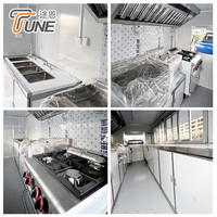 Remolque de Comida Móvil Totalmente Equipado, Listo para Enviar, con Certificación CE, Venta de Liquidación para Venta Ambulante de Café y BBQ