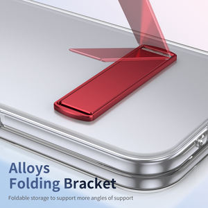 Funda de teléfono transparente de lujo para <span class=keywords><strong>Google</strong></span> Pixel 10 Pro, soporte de aleación de aluminio plegable, accesorios delgados para carcasa de teléfono anticaída - Product Image 4