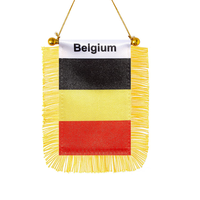 Fanions suspendus de club de football de sport de haute qualité personnalisés/drapeaux d'échange de club de football cadeau souvenir mini drapeaux