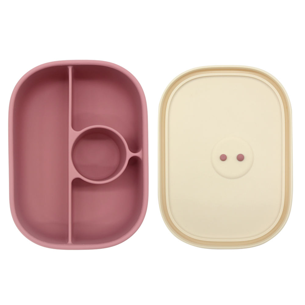 Dark Pink--White Lid