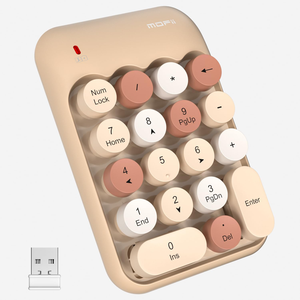 X910 <b>Mini</b> 2.4G Wireless Numeric Keypad Black <b>USB</b> Silent Financial Accounting Keyboard - Product Image 1