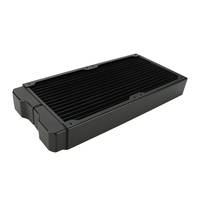Radiateur en cuivre OCOCOO OC-CRD28 280mm T2, double échangeur de chaleur à eau 140mm G1/4 pour IA, HPC, laser médical, industriel
