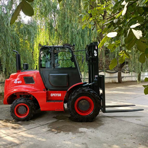 Carretilla elevadora para terreno áspero de 5 toneladas 4WD <span class=keywords><strong>CPCY50</strong></span> con certificación ISO, nuevo componente de motor diésel de núcleo, transpaleta alimentada, nuevo terreno áspero - Product Image 6