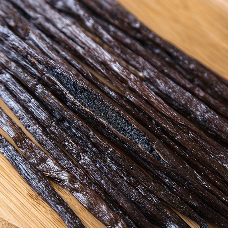 Organic Dried Vanilla Bean Bulk Packed