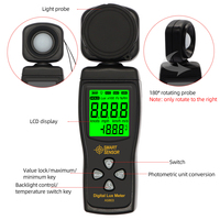 Mestek — testeur lumineuse numérique, Lux UV, radiomètre, Lux mètre, écran LCD, photomètre, testeur de luminosité, luxmètre AS803